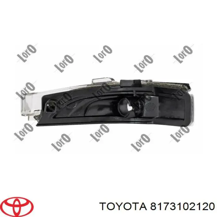 Pisca-pisca de espelho direito para Toyota Corolla (E18)