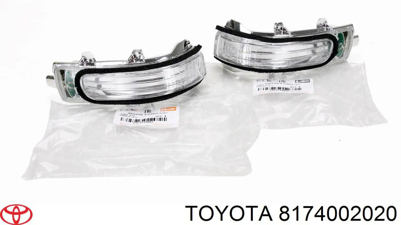 Pisca-pisca de espelho esquerdo Toyota 8174002020 preço, a partir de 156,42 USD