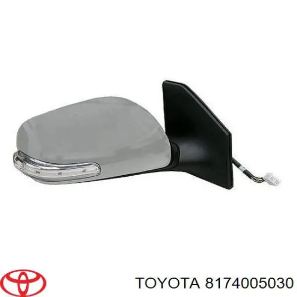 Указатель поворота зеркала левый на Toyota Avensis T25