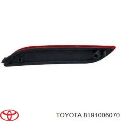 Правый катафот заднего бампера ZTY1611R Signeda