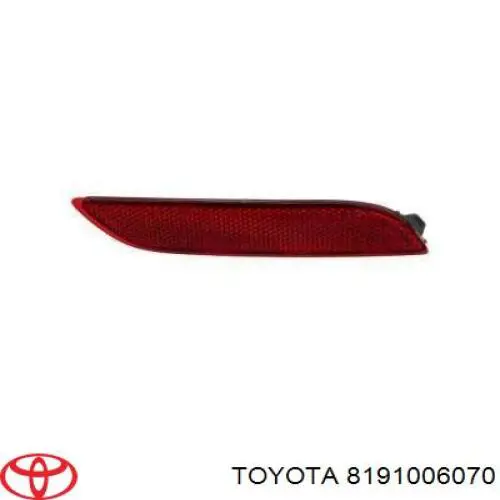 ZTY1611R Signeda Правый катафот бампера