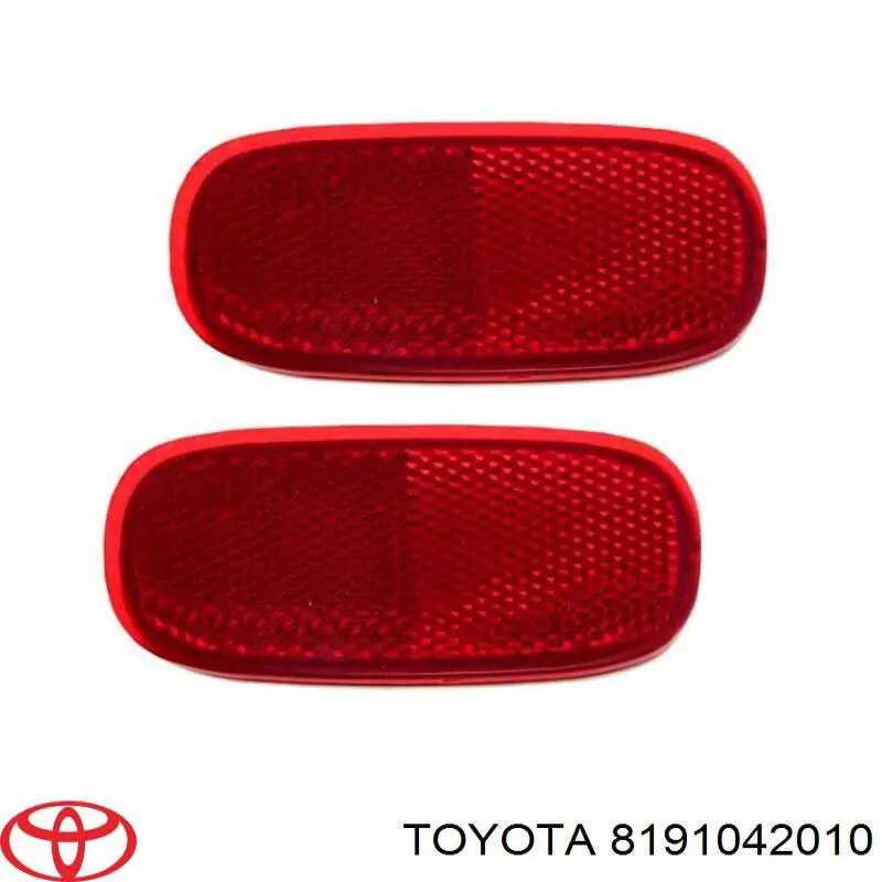 8191042010 Toyota катафот (отражатель заднего бампера)