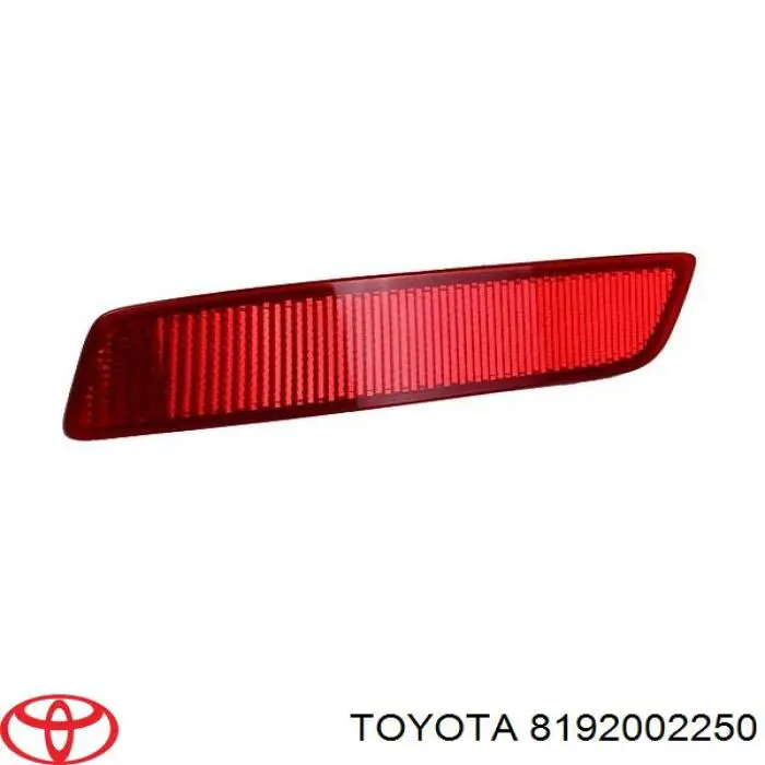 Lanterna do pára-choque traseiro esquerdo para Toyota Corolla (E18)