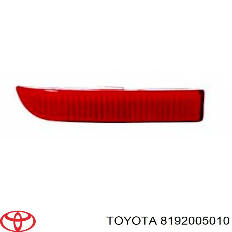 Lanterna do pára-choque traseiro esquerdo para Toyota Avensis (T27)