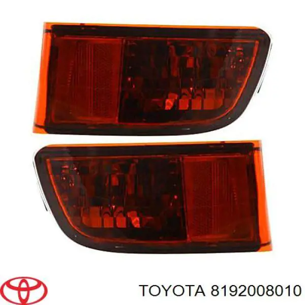 8192008010 Toyota катафот (отражатель заднего бампера левый)
