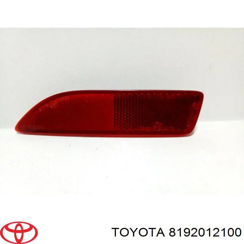 Левый отражатель заднего бампера Toyota 8192012100 цена, от 9.61 USD