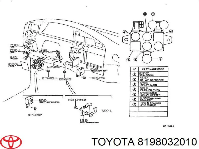 Compre Relê de pisca-pisca Toyota Hiace 3