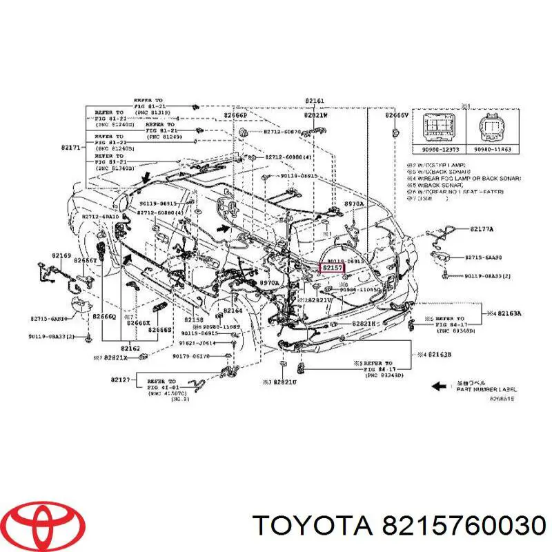  8215760030 Toyota