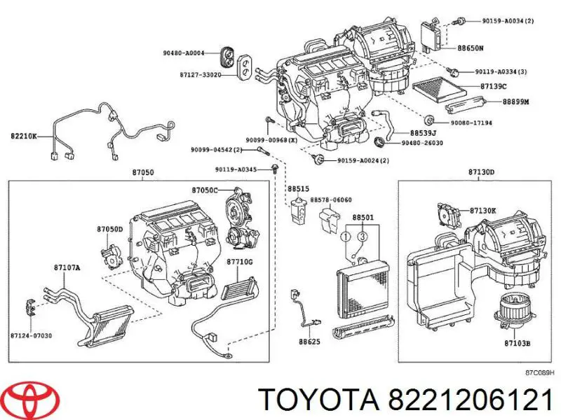 8221206121 Toyota 