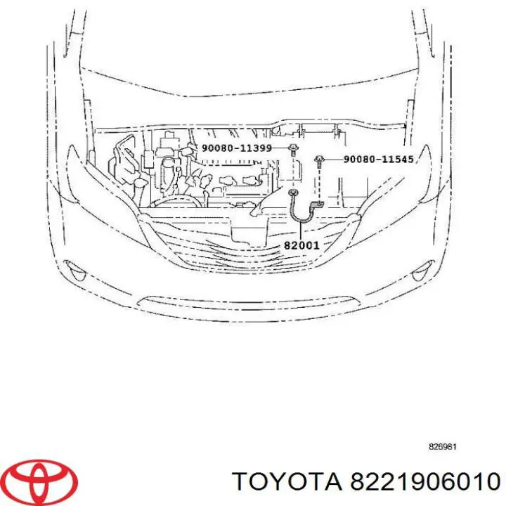 8221906010 Toyota 