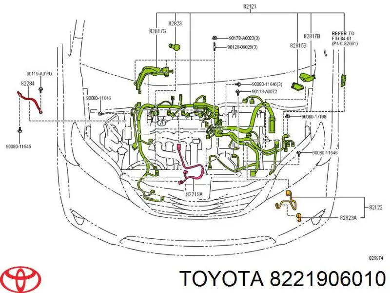 Купить 8221906010 Toyota 