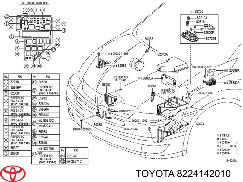  8224142010 Toyota