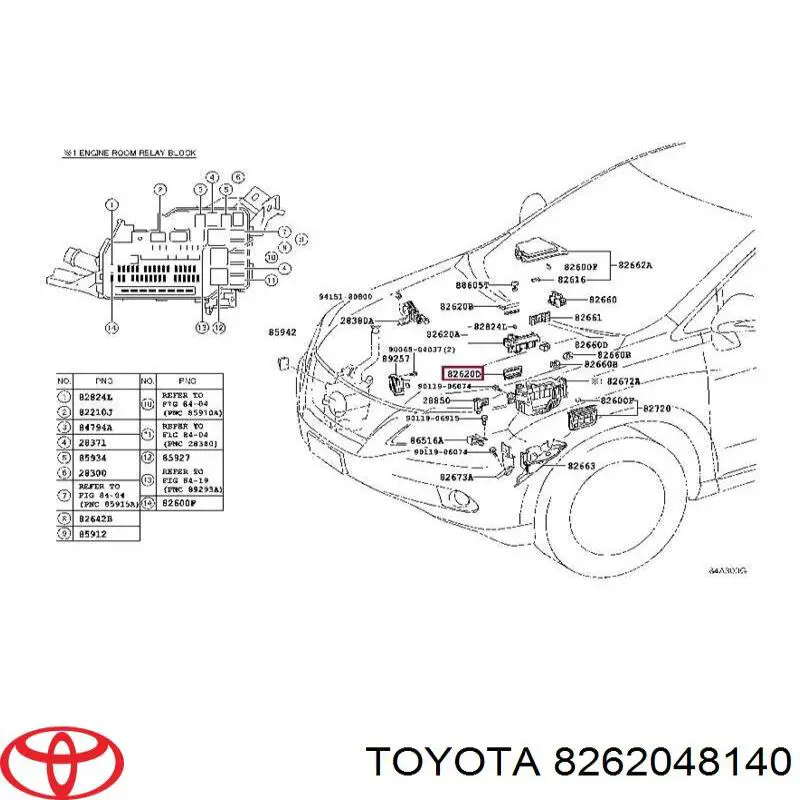 8262048140 Toyota 