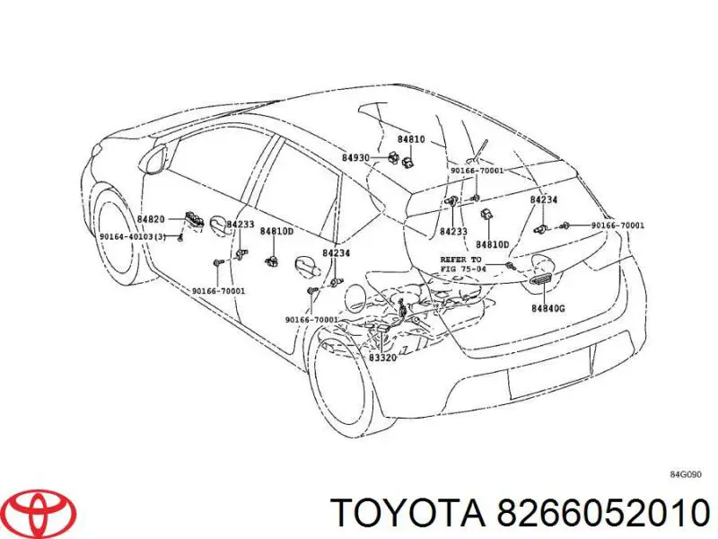  8266052010 Toyota