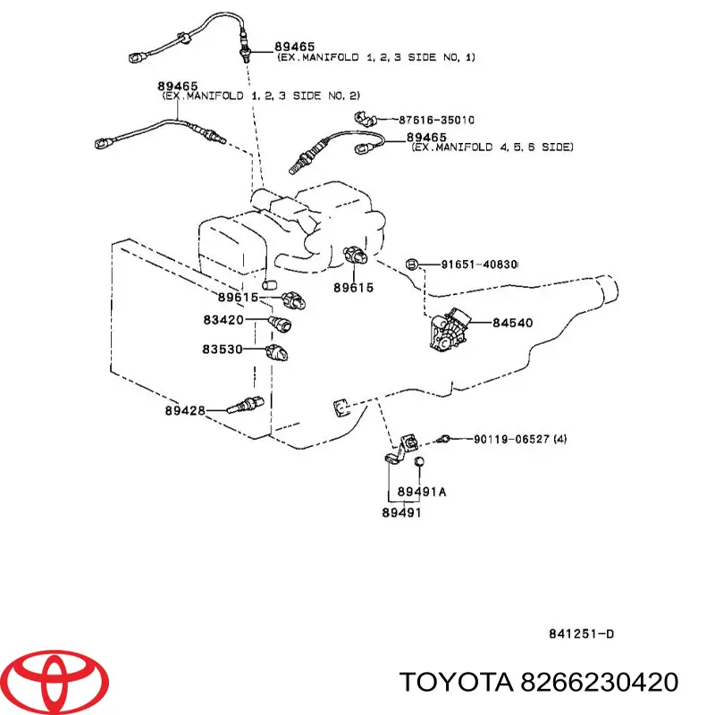  8266230420 Toyota