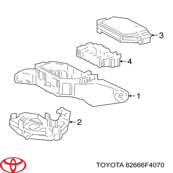 82666F4070 Toyota 