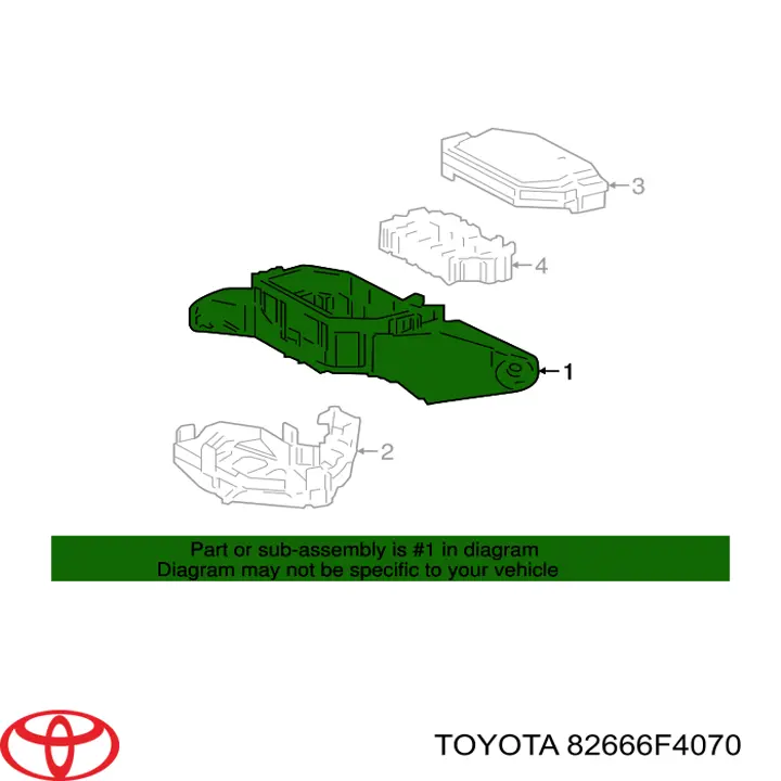  Toyota 82666F4070 цена, от 136.61 USD
