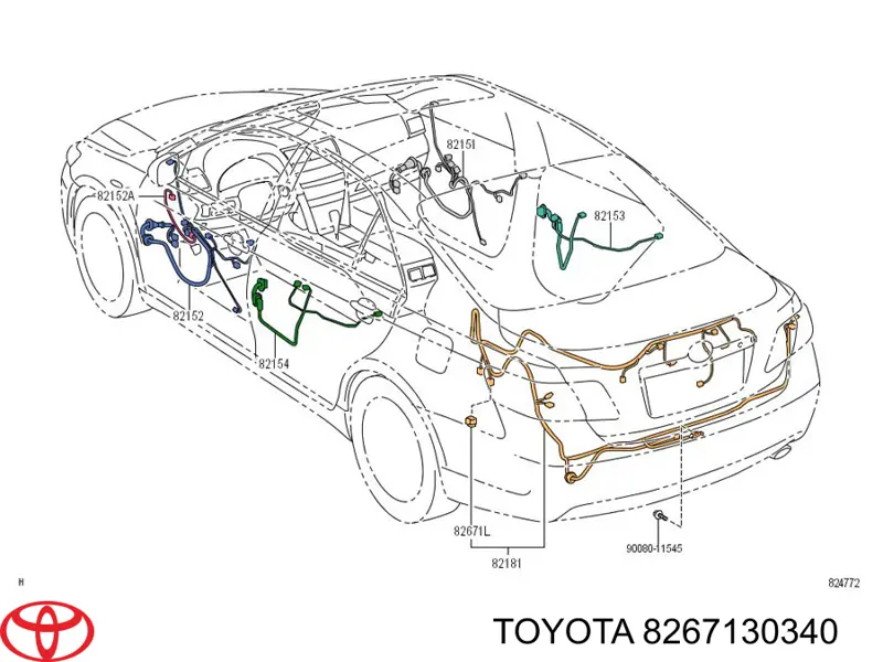 8267130340 Toyota 