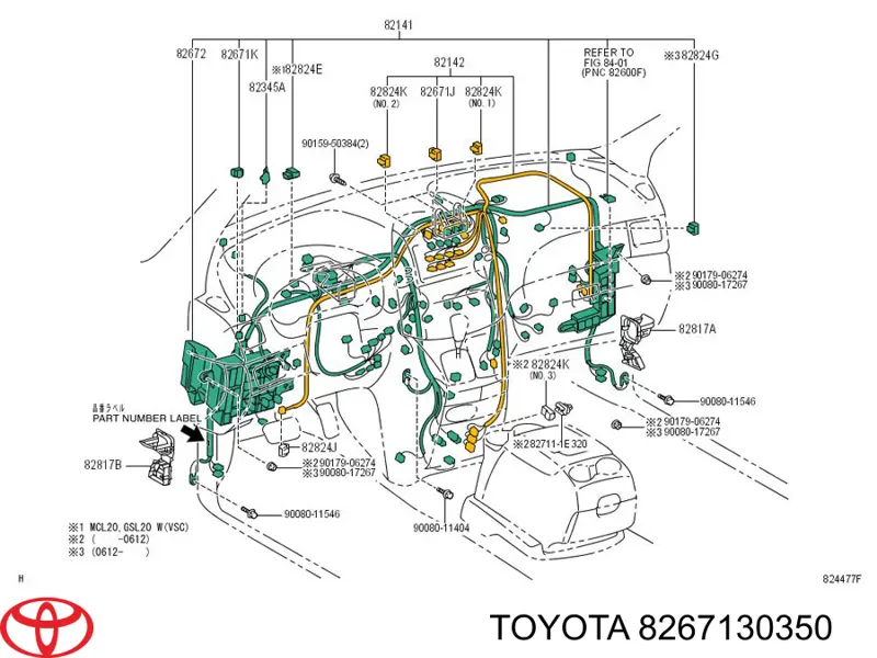  8267130350 Toyota