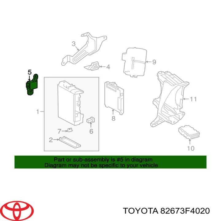  Toyota 82673F4020 цена, от 188.29 USD