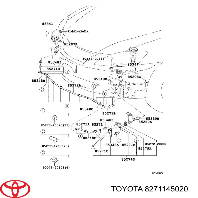 8271145020 Toyota 