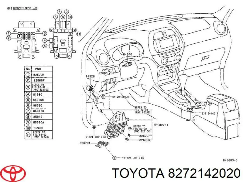  8272142020 Toyota