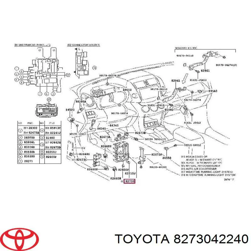 8273042240 Toyota 