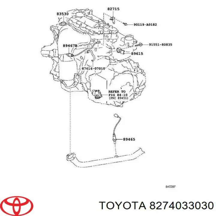  8274033030 Toyota