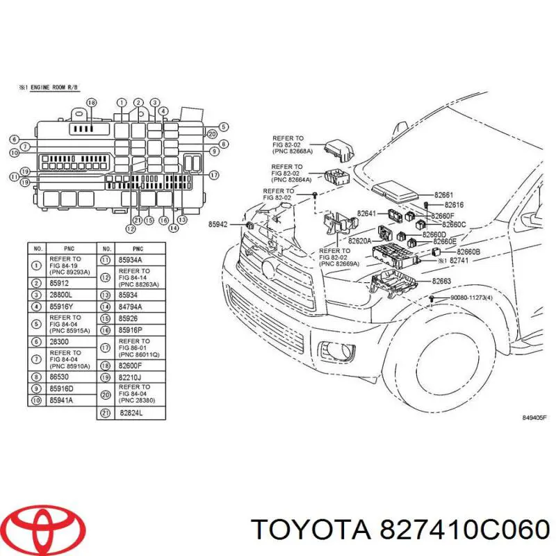 Блок предохранителей на Toyota Land Cruiser J200