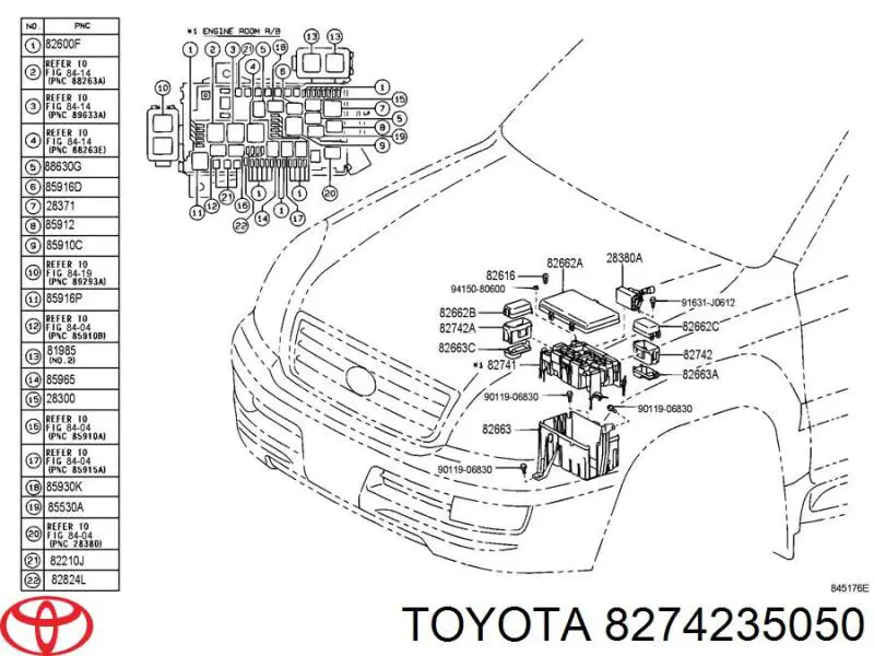 8274235050 Toyota 
