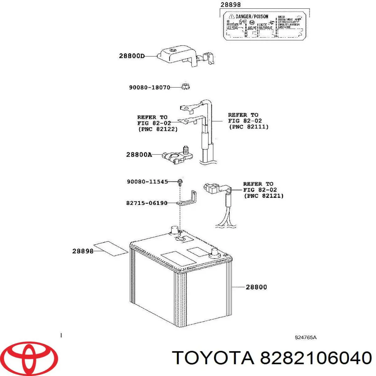  8282106040 Toyota