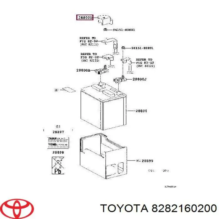 8282160200 Toyota 