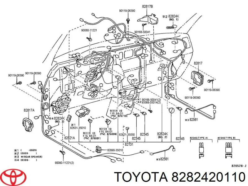  8282420110 Toyota