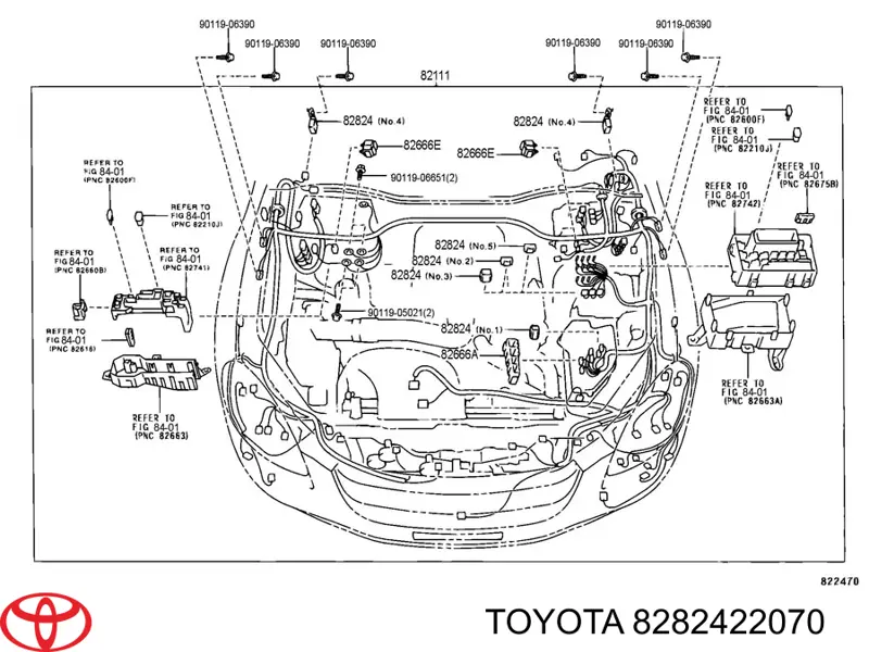 8282422070 Toyota 