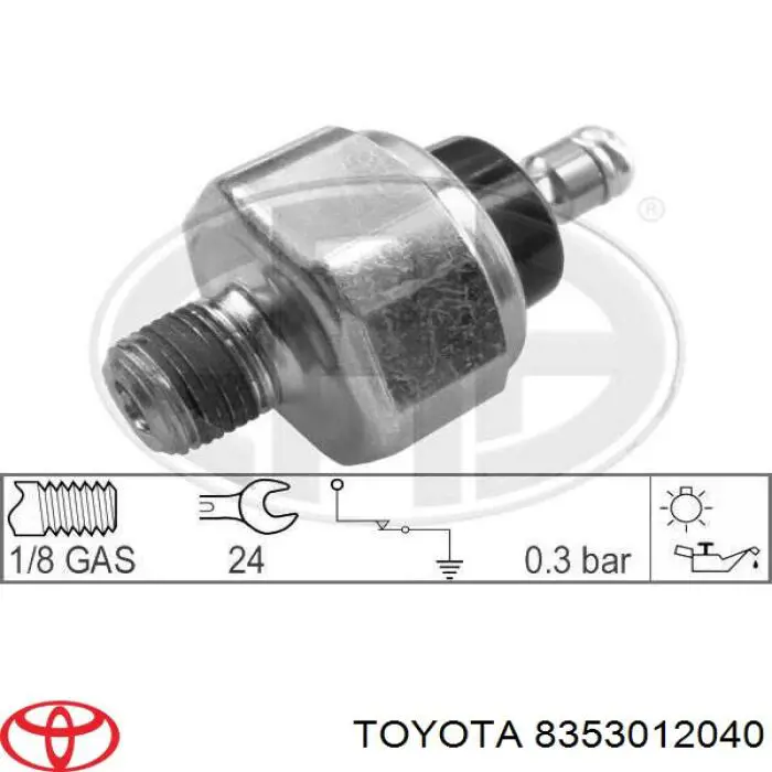 8353012040 Toyota датчик давления масла