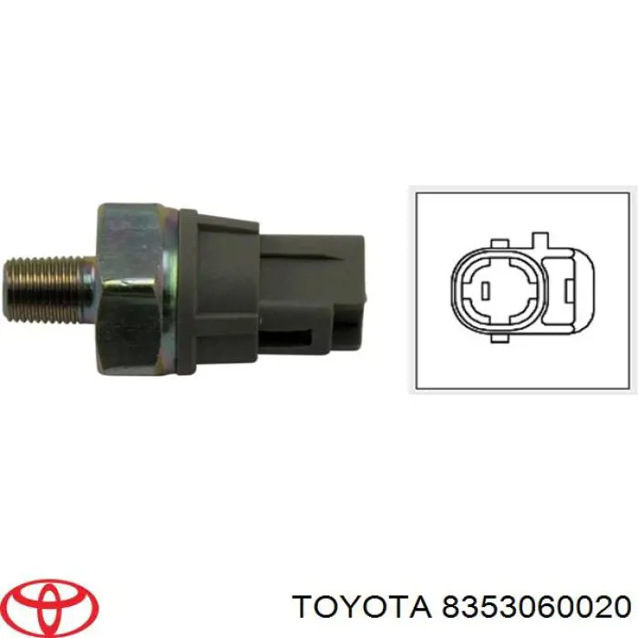 8353060020 Toyota sensor de pressão de óleo