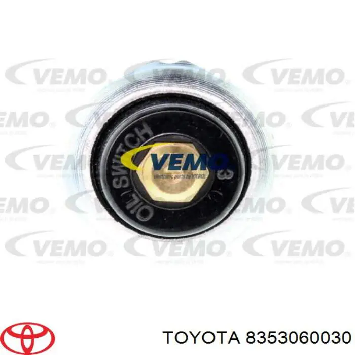 Indicador, presión del aceite 8353060030 Toyota