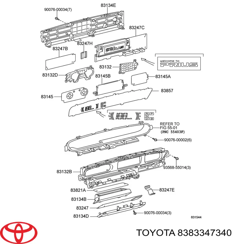 8383347340 Toyota 