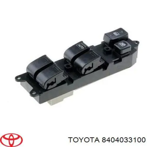 Unidade de botões dianteira esquerda de controlo de elevador de vidro para Toyota Camry (V50)