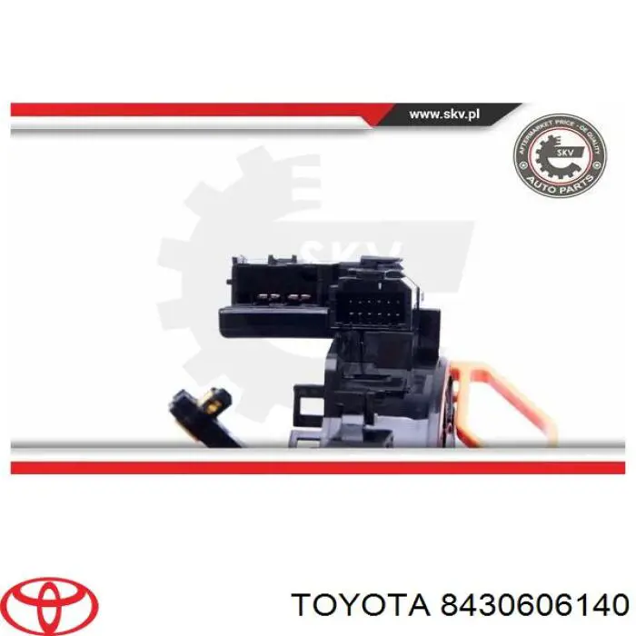8430606140 Toyota anel airbag de contato, cabo plano do volante