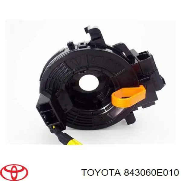 843060E010 Toyota кольцо airbag контактное, шлейф руля