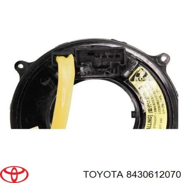 8430612070 Toyota кольцо airbag контактное, шлейф руля