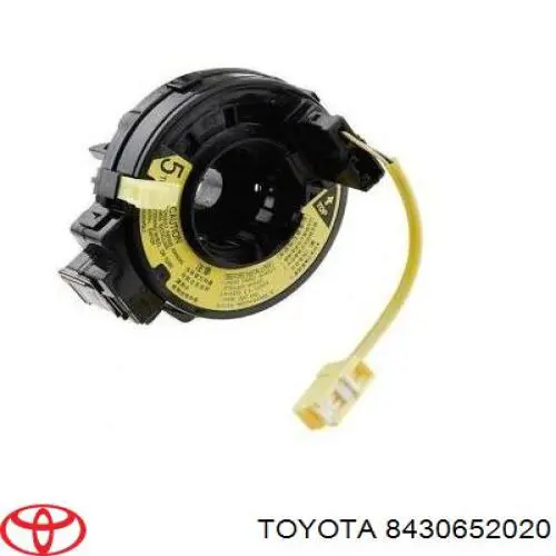 Кольцо AIRBAG контактное, шлейф руля на Toyota Echo 