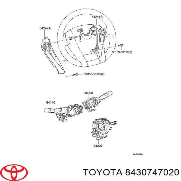 Шлейф руля TQ10078 Tqparts