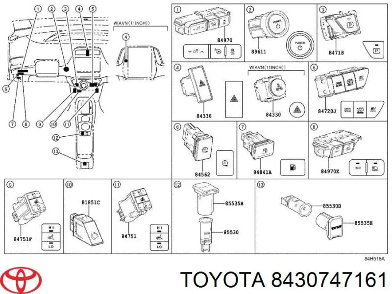  8430747161 Toyota