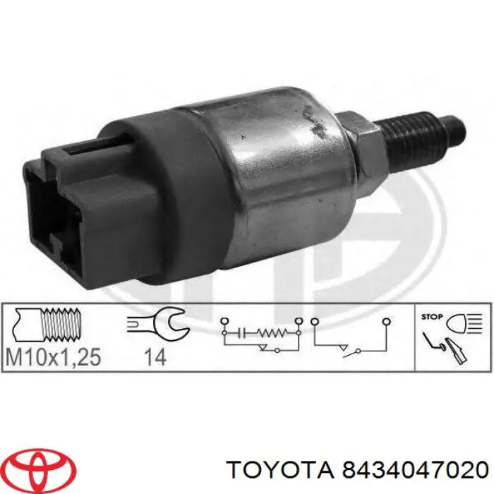 8434047020 Toyota sensor de ativação do sinal de parada
