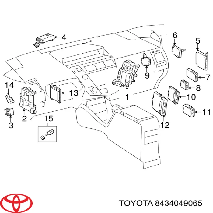 Лягушка Toyota 8434049065 цена, от  USD