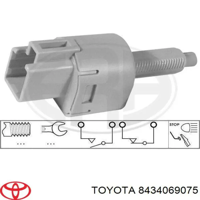 Датчик стоп сигнала 8434069075 Toyota