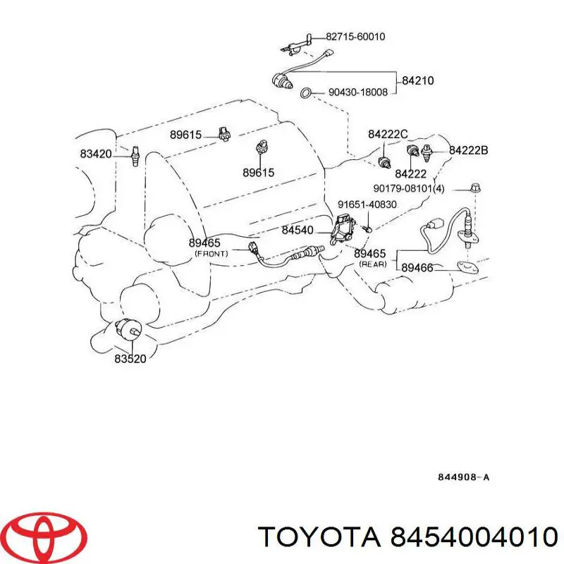 Датчик положения селектора АКПП на Toyota Land Cruiser PRADO ASIA 