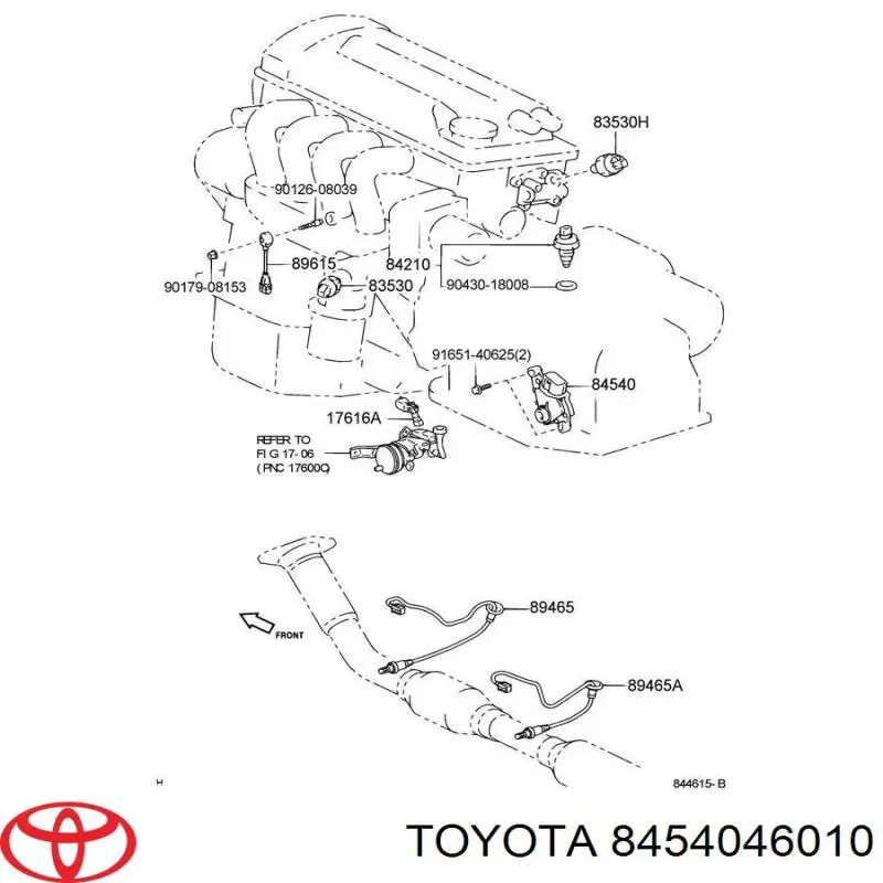 Датчик положения селектора АКПП на Toyota Avensis T25